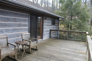 Cabin, 2 Bedrooms, 2 Bathrooms, Mountainside (No Hot Tub) | Balcony - Riverside Log Cabins (Blowing Rock)