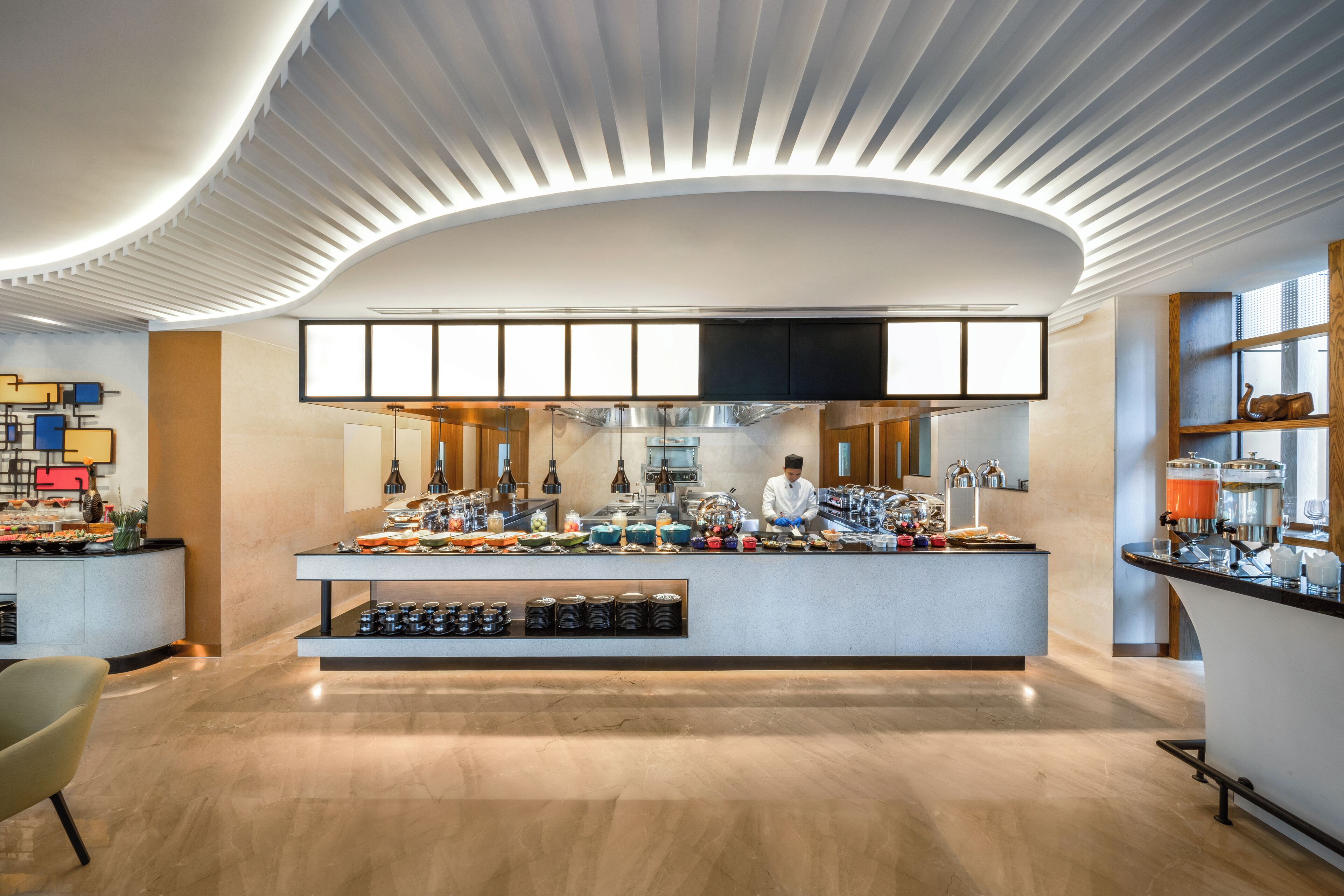 Daily buffet breakfast (USD 25 per person)