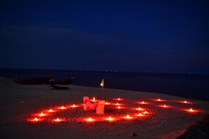 On the beach