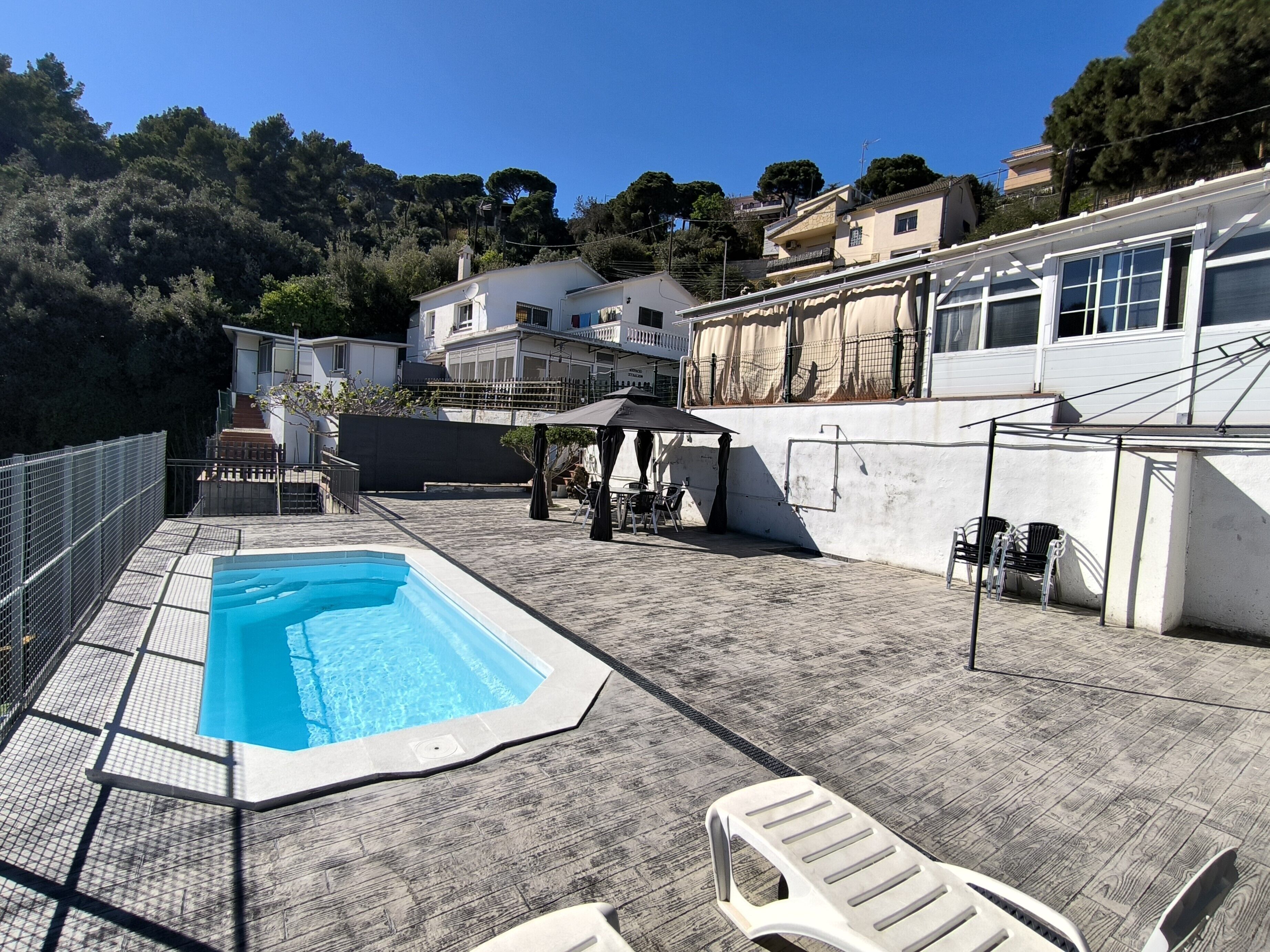 Alberca al aire libre 