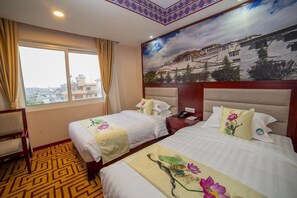 In-room safe, desk, soundproofing, rollaway beds