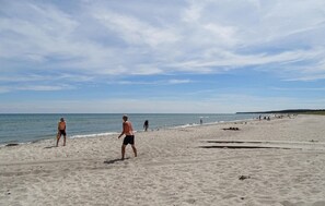 Vlak bij het strand