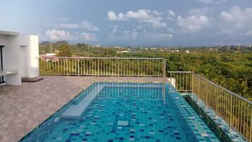 Indoor pool, outdoor pool
