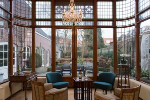 Sitteområde i lobbyen