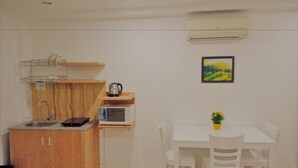 Fridge, microwave - The Phans Apartment (Ho Chi Minh City)