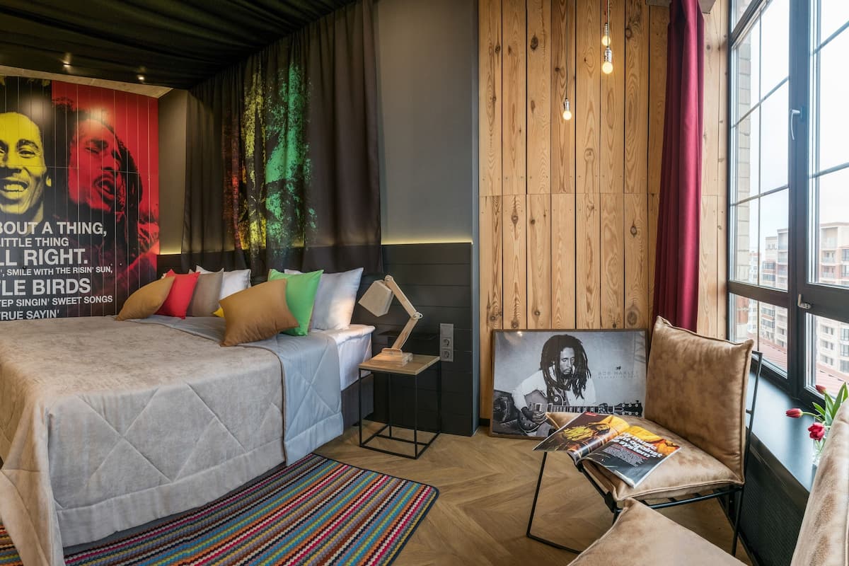 Superior Room (Bob Marley) | Premium bedding, in-room safe, free WiFi, bed sheets