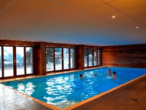 Pool - Bright 4-room apartment in Flaine, 8 people, terrace, spa access (Flaine)
