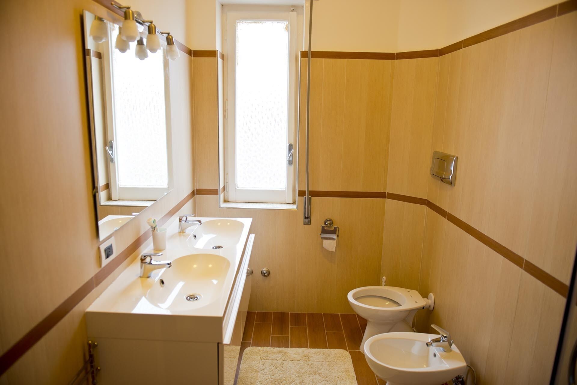 Superior Room, Multiple Beds, Non Smoking | Bathroom | Shower, free toiletries, hair dryer, bidet