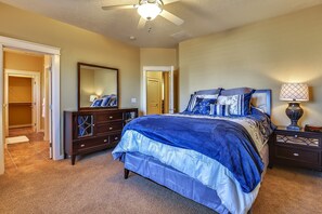 3 bedrooms, iron/ironing board, travel crib, free WiFi
