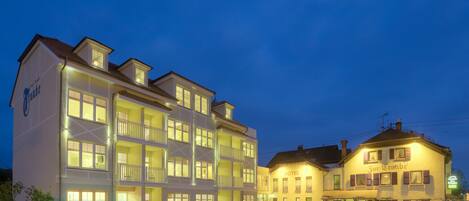 Front of property - evening/night