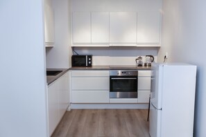 Fridge, microwave, oven, stovetop - Smalgangen 3 (Oslo)