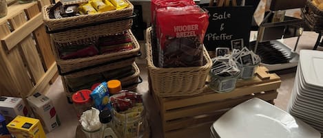 Daily buffet breakfast (EUR 5.00 per person)