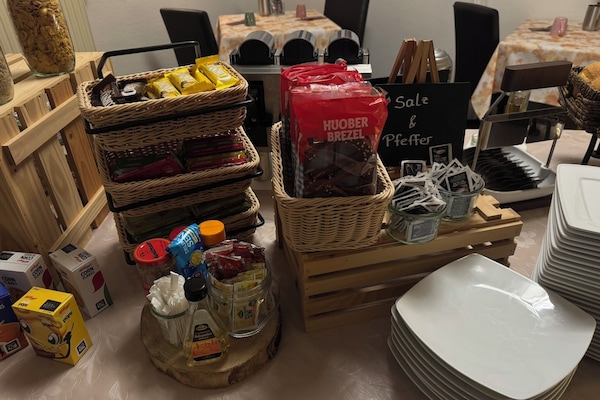 Daily buffet breakfast (EUR 5.00 per person)