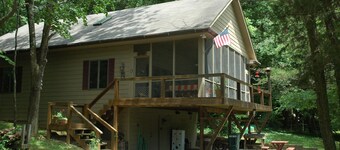 Cabin/Vacation Home In the Woods on Private Lake Close to Louisville, Ky