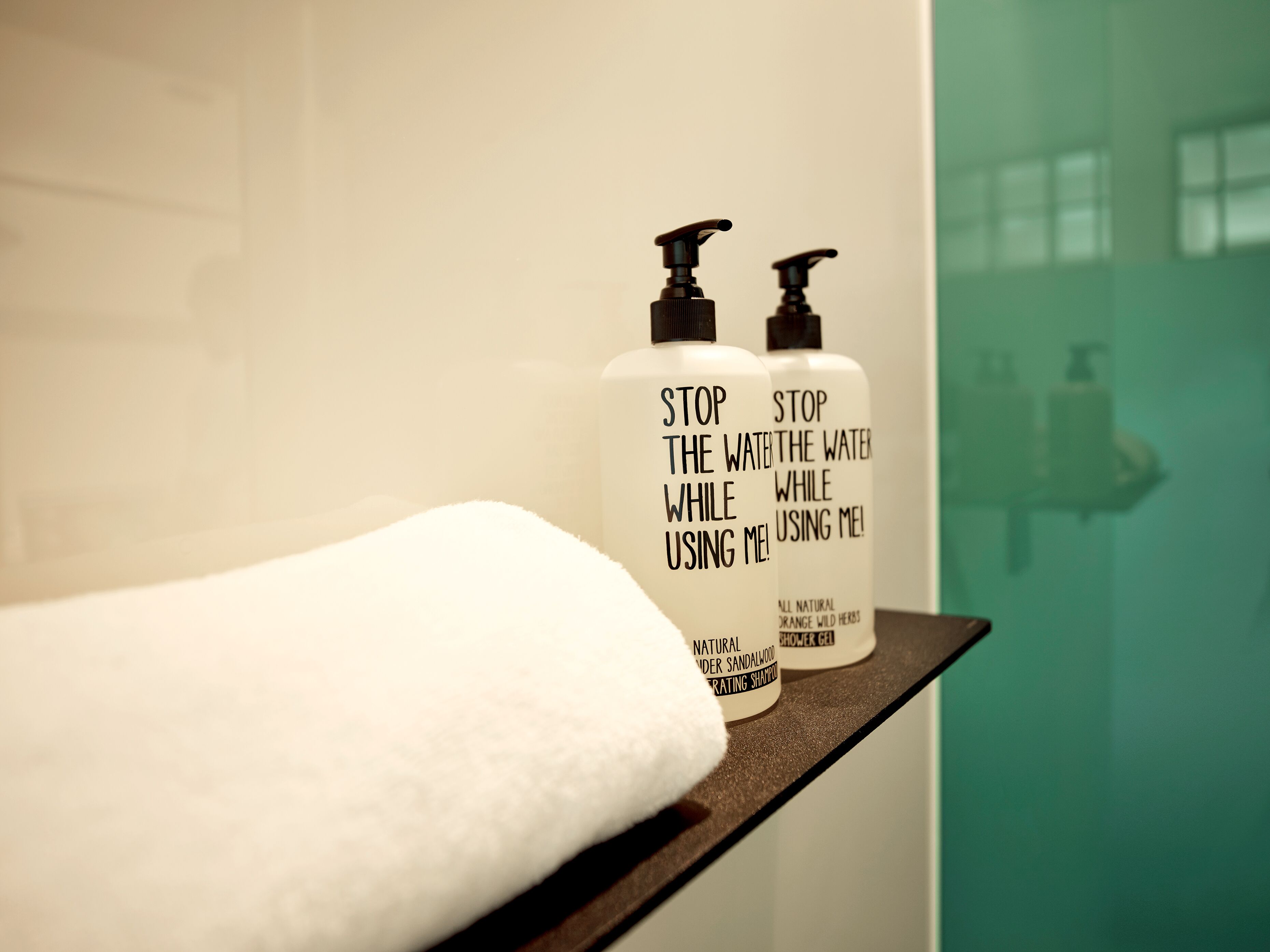 free toiletries, hair dryer, bathrobes, slippers