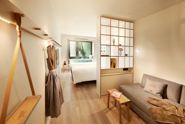 1 slaapkamer, hypoallergeen beddengoed, een kluis op de kamer