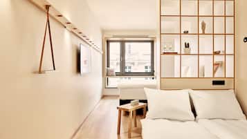 1 habitación y ropa de cama hipoalergénica