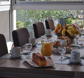 Petit-déjeuner continental compris tous les jours