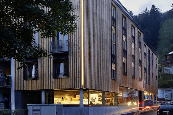 Façade de lâhĂ©bergement - soirĂ©e/nuit