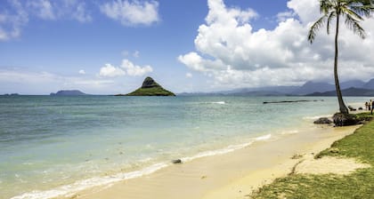 Cozy Kaaawa Studio with Mountain Views - 30 Day Min