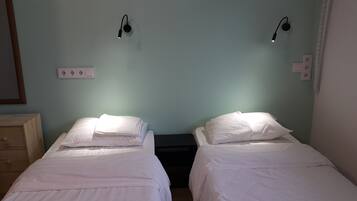 Superior-værelse med dobbeltseng eller 2 enkeltsenge - privat badeværelse - byudsigt | Premium-sengetøj, strygejern/strygebræt, gratis Wi-Fi