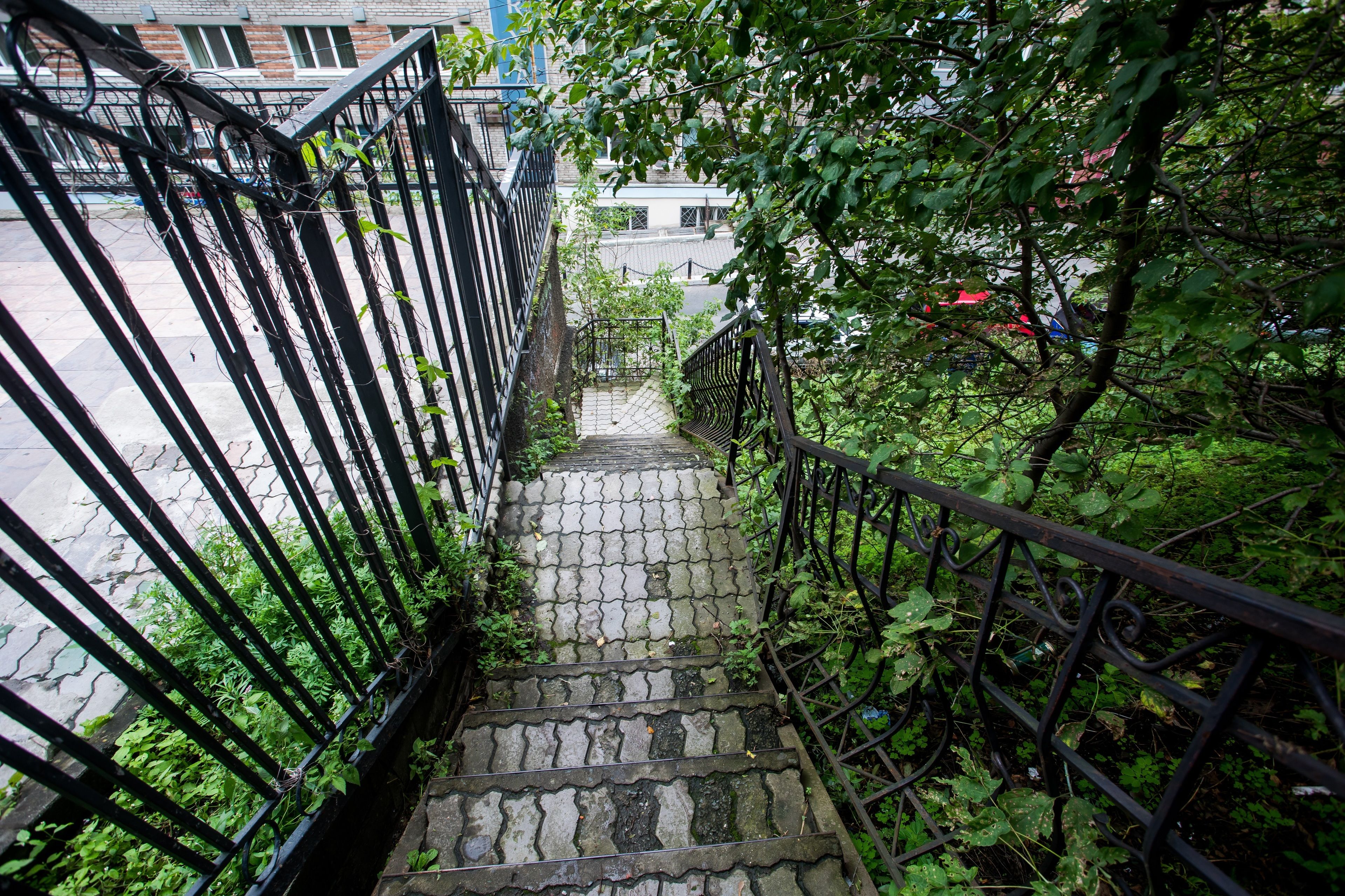 Overnatningsstedets indgangsparti