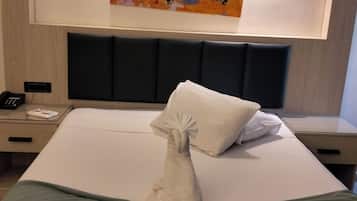 1 soveværelse, minibar, pengeskab på værelset, lydisolering