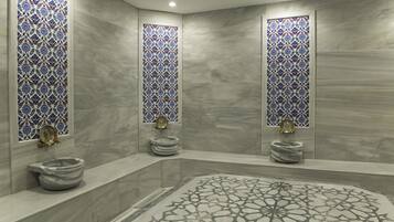 Salas de tratamiento para parejas, baño turco/hammam