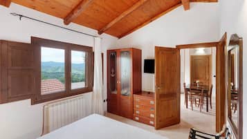 Cabane, vue montagne