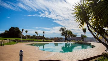 Indoor pool, 2 outdoor pools, pool umbrellas, sun loungers