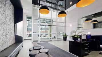Interior entrance