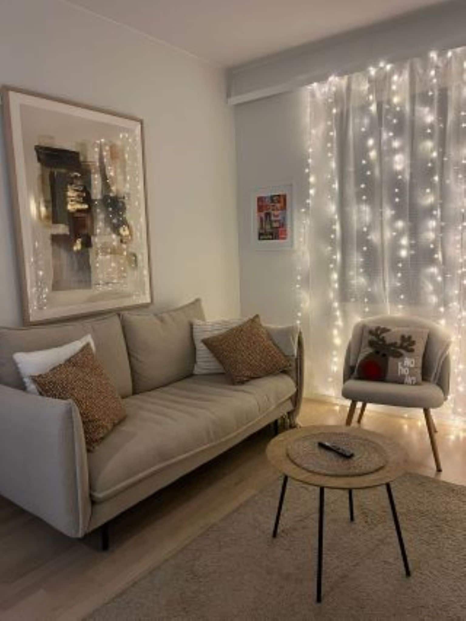 Televisión de pantalla plana, piso con calefacción