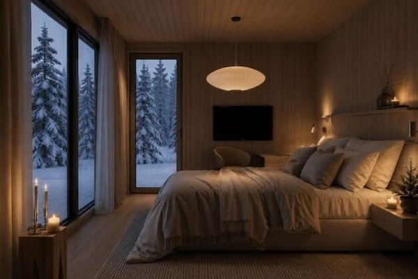 Deluxe Villa Luoto | 1 bedroom, iron/ironing board, WiFi (free), bed sheets