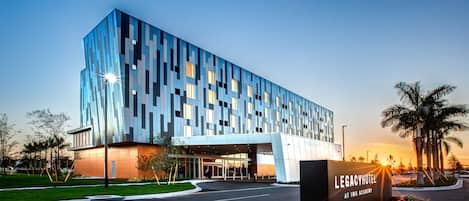 Façana frontal de l'allotjament