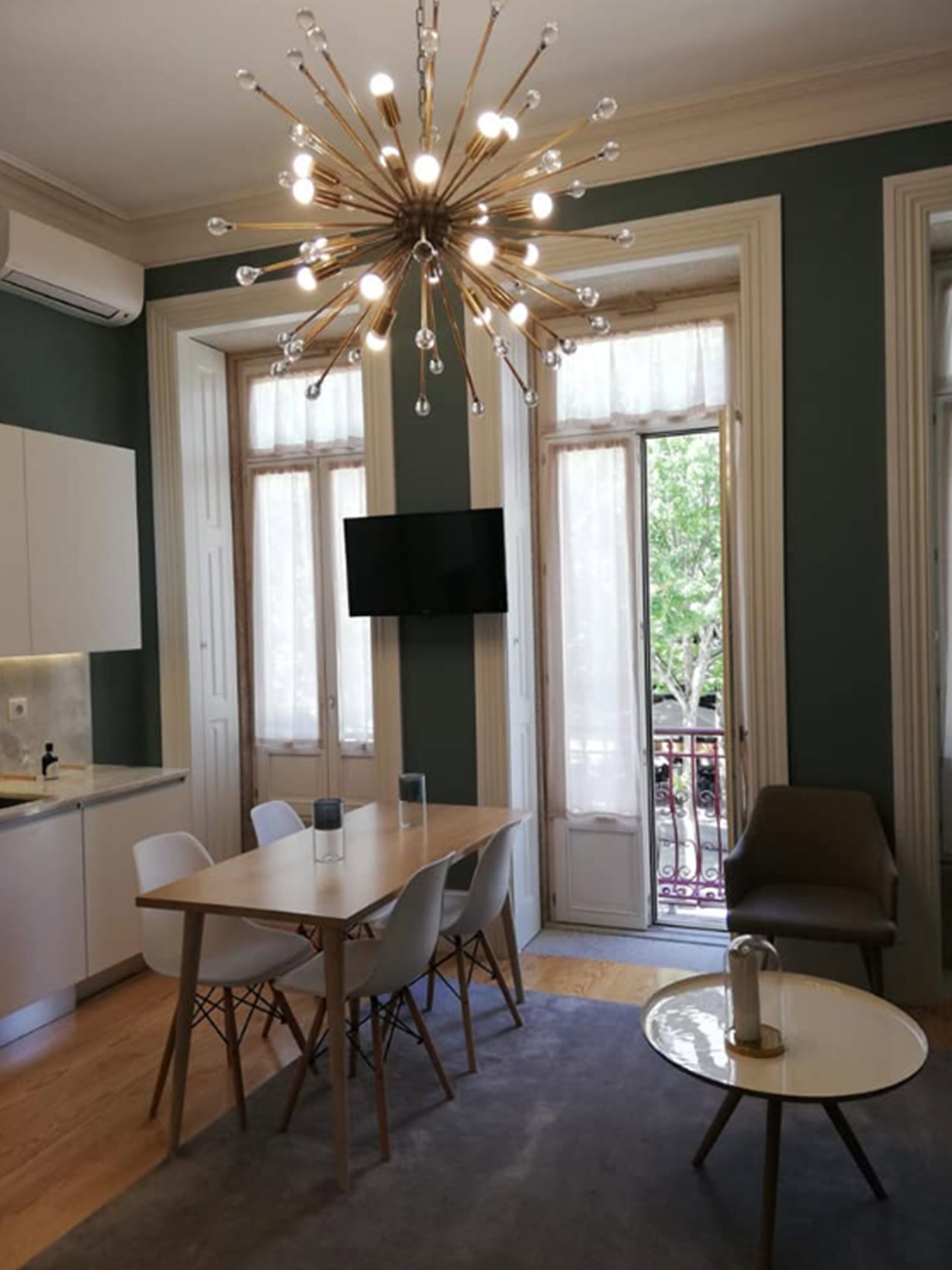 standard apartment, 1 bedroom | private kitchenette | full-sized fridge, oven, stovetop, dishwasher