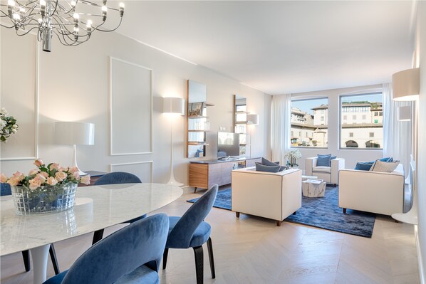 Luxury Condo, 3 Bedrooms | Living room | Flat-screen TV - Luxury Blue River by Mmega (Florence)