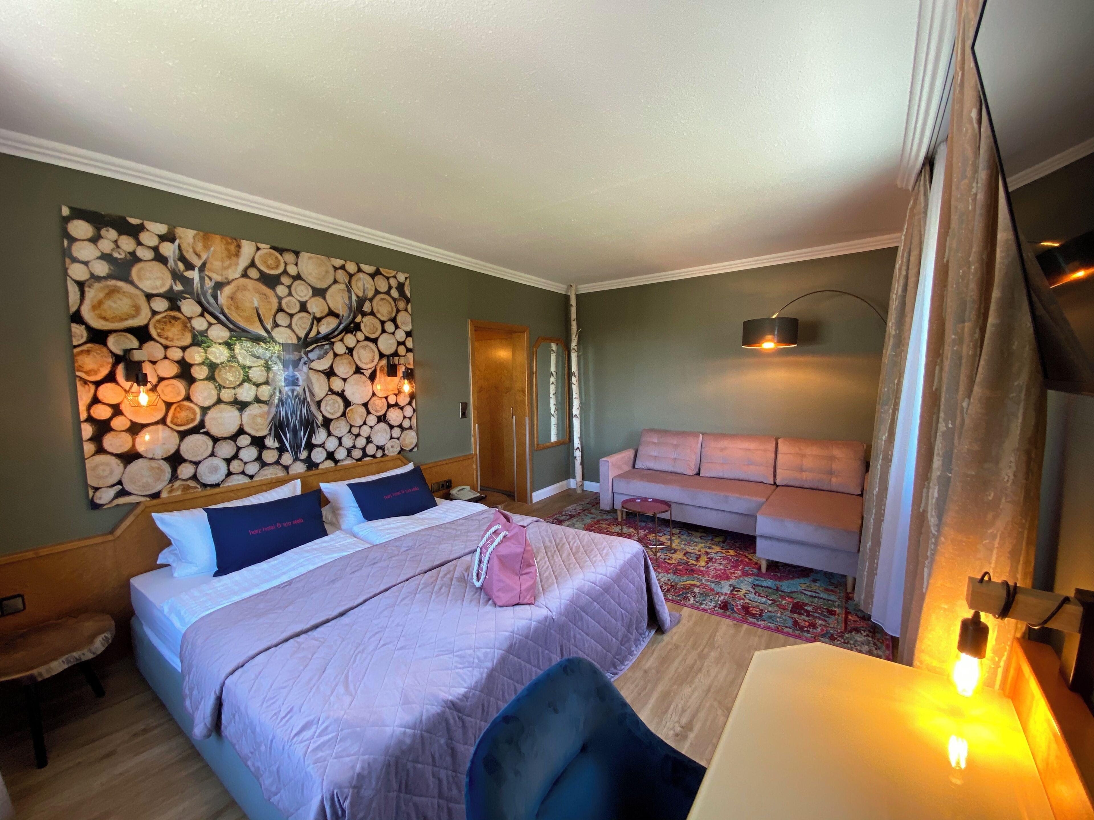Superior-Doppelzimmer Harz Komfort | Hypo-allergenic bedding, desk, soundproofing, free WiFi