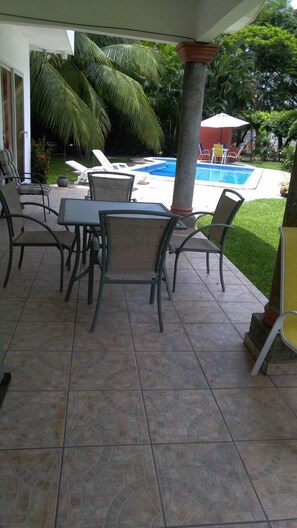 Alberca al aire libre 
