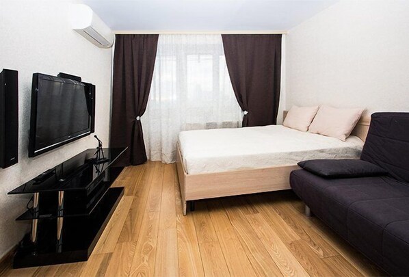 Apartment, 1 Schlafzimmer | 1 Schlafzimmer, hochwertige Bettwaren, Bügeleisen/Bügelbrett