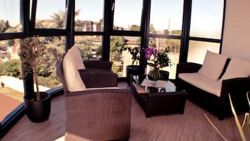 Lobby sitting area