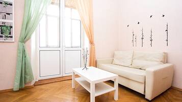 Apartment, 1 Schlafzimmer | 1 Schlafzimmer, hochwertige Bettwaren, schallisolierte Zimmer