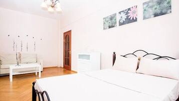 Apartment, 1 Schlafzimmer | 1 Schlafzimmer, hochwertige Bettwaren, schallisolierte Zimmer