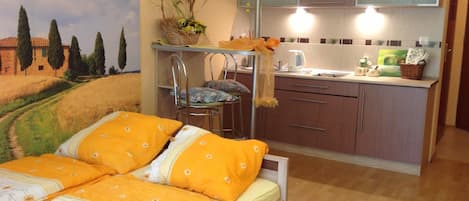 Apartment, Balkon (03) | Bettwäsche