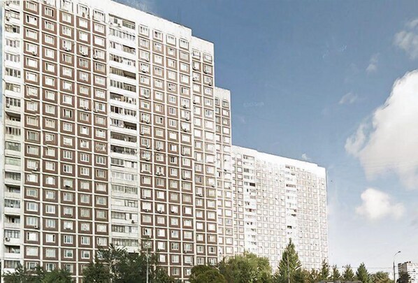 Majoituspaikan julkisivu