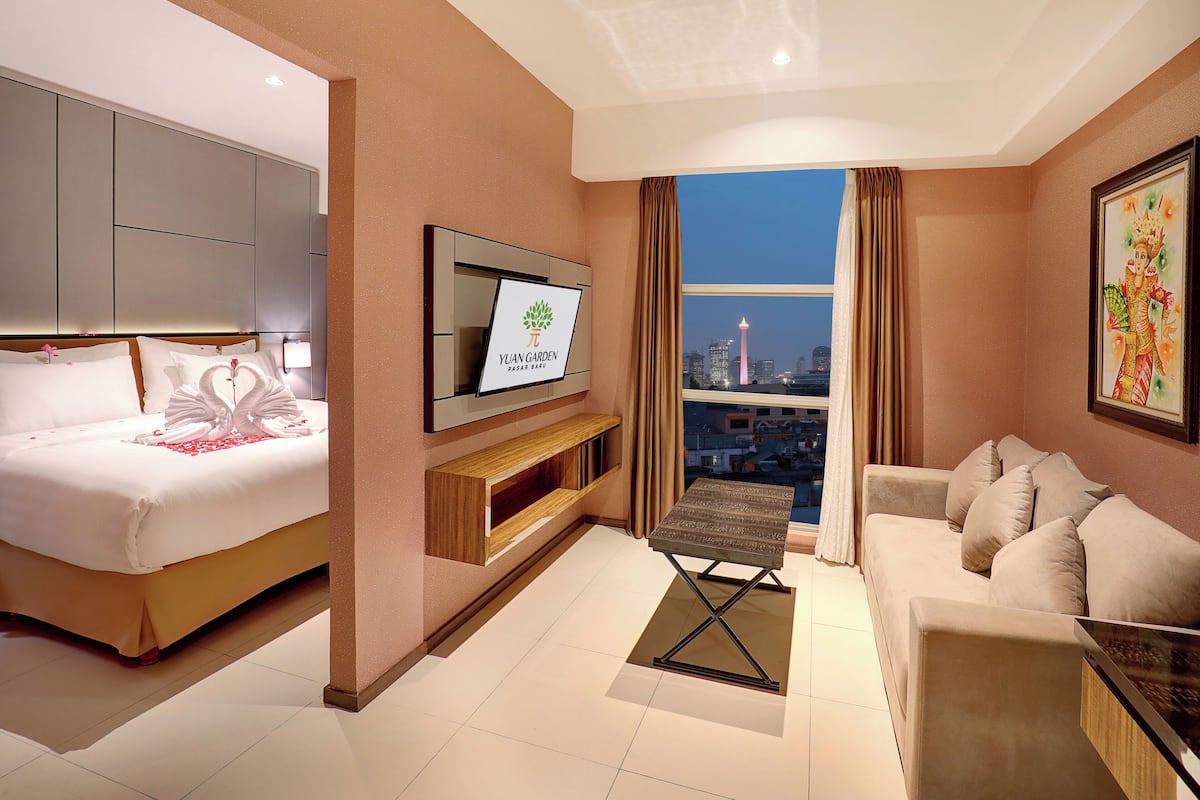 1 phòng ngủ, minibar, két bảo mật tại phòng, bàn 