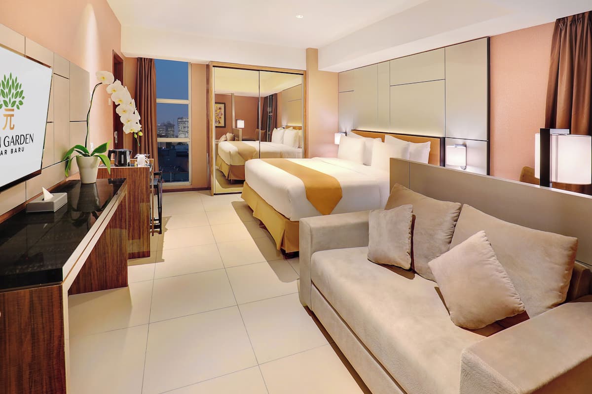 1 phòng ngủ, minibar, két bảo mật tại phòng, bàn 