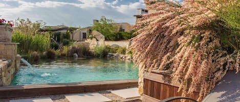 Indoor pool, outdoor pool