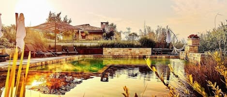 Indoor pool, outdoor pool