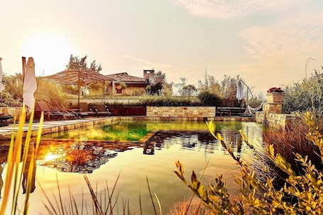 Indoor pool, outdoor pool. Zornitza Family Estate