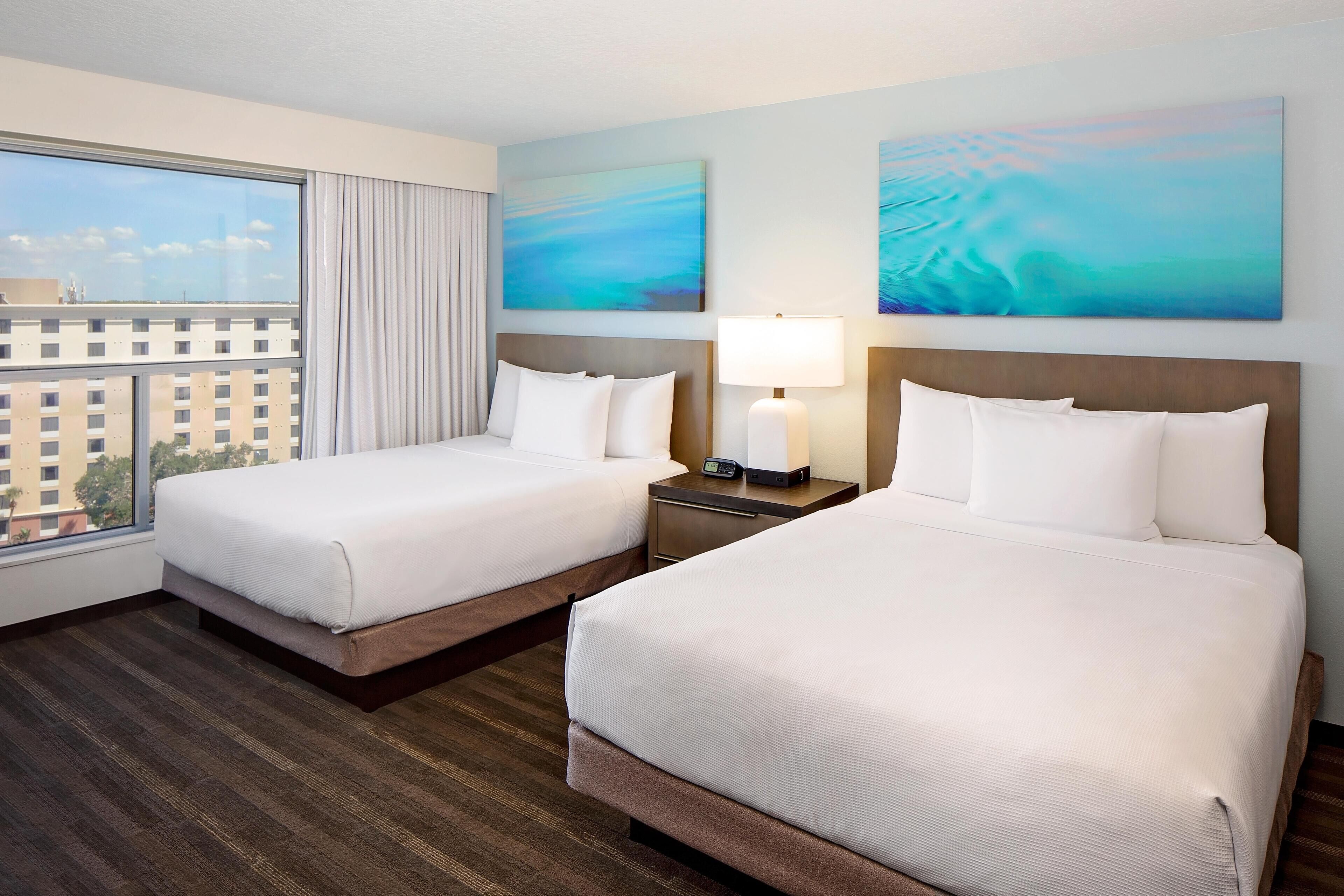 Suite, 1 Bedroom, Kitchen (2 Queen Beds with Sofa Bed, Specialty) | In-room safe, laptop workspace, blackout drapes, iron/ironing board